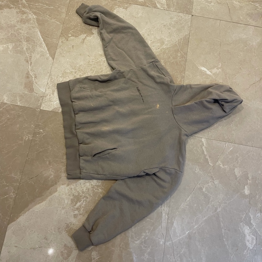 pangaia hoodie in stone
